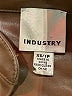 Industry 100% Polyurethane Brown Short Sleeve Blouse Size XS - photo 7