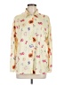 Unbranded Print Ivory Long Sleeve Blouse Size M - photo 1