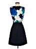 Tabitha 100% Silk Blue Casual Dress Size 2 - photo 2