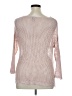 Sahalie 100% Acrylic Metallic Pink Pullover Sweater Size XL - photo 2