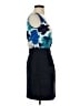 Tabitha 100% Silk Blue Casual Dress Size 2 - photo 4