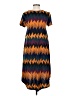 Lularoe Chevron-herringbone Orange Casual Dress Size XS - photo 2