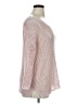 Sahalie 100% Acrylic Metallic Pink Pullover Sweater Size XL - photo 4