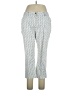 Lands' End Chevron-herringbone Blue Casual Pants Size 14 (petite) - photo 1