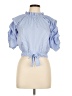 Habitual 100% Polyester Blue Short Sleeve Blouse Size 16 - photo 1