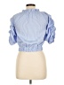 Habitual 100% Polyester Blue Short Sleeve Blouse Size 16 - photo 2
