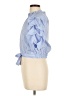 Habitual 100% Polyester Blue Short Sleeve Blouse Size 16 - photo 5