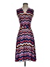 Leota Chevron-herringbone Blue Casual Dress Size XS - photo 1