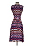 Leota Chevron-herringbone Blue Casual Dress Size XS - photo 2