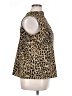 Kasper Animal Print Gold Sleeveless Blouse Size XL - photo 4