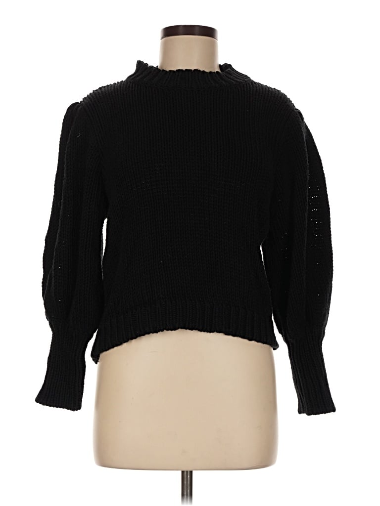 Pre-owned Pistola Turtleneck Sweater In Black