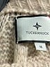 Tuckernuck Chevron-herringbone Tan Wool Pullover Sweater Size M - photo 7