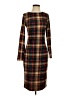 Unbranded Plaid Brown Casual Dress Size S (estimated) - photo 1