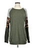 Unbranded Animal Print Green Pullover Sweater Size S - photo 1