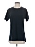 Assorted Brands Solid Black Short Sleeve T-Shirt Size S - photo 1