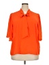 ELOQUII 100% Polyester Orange 3/4 Sleeve Blouse Size 18 Plus - photo 1