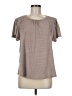 Cable & Gauge Gray Short Sleeve Blouse Size M - photo 1