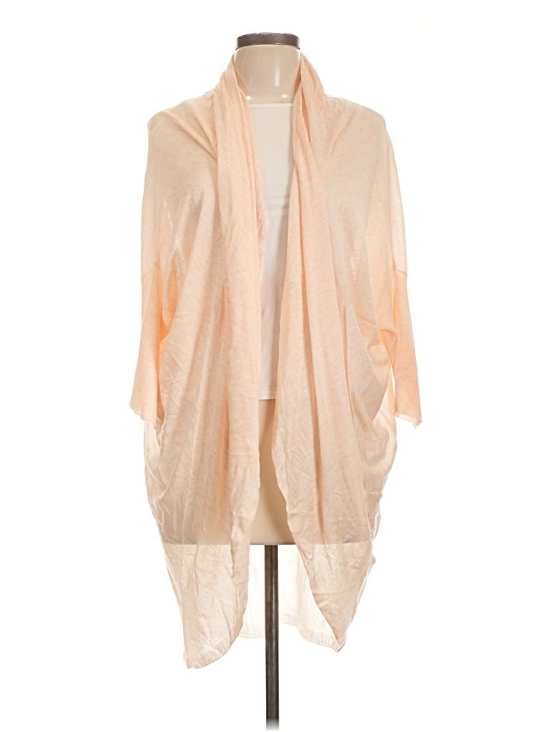 Pre-owned Eileen Fisher Cardigan Sweater In Tan