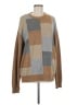 Oscar De La Renta Color Block Brown Pullover Sweater Size XXL - photo 1
