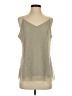 Banana Republic Green Tan Sleeveless Blouse Size S (estimated) - photo 1