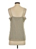 Banana Republic Green Tan Sleeveless Blouse Size S (estimated) - photo 2