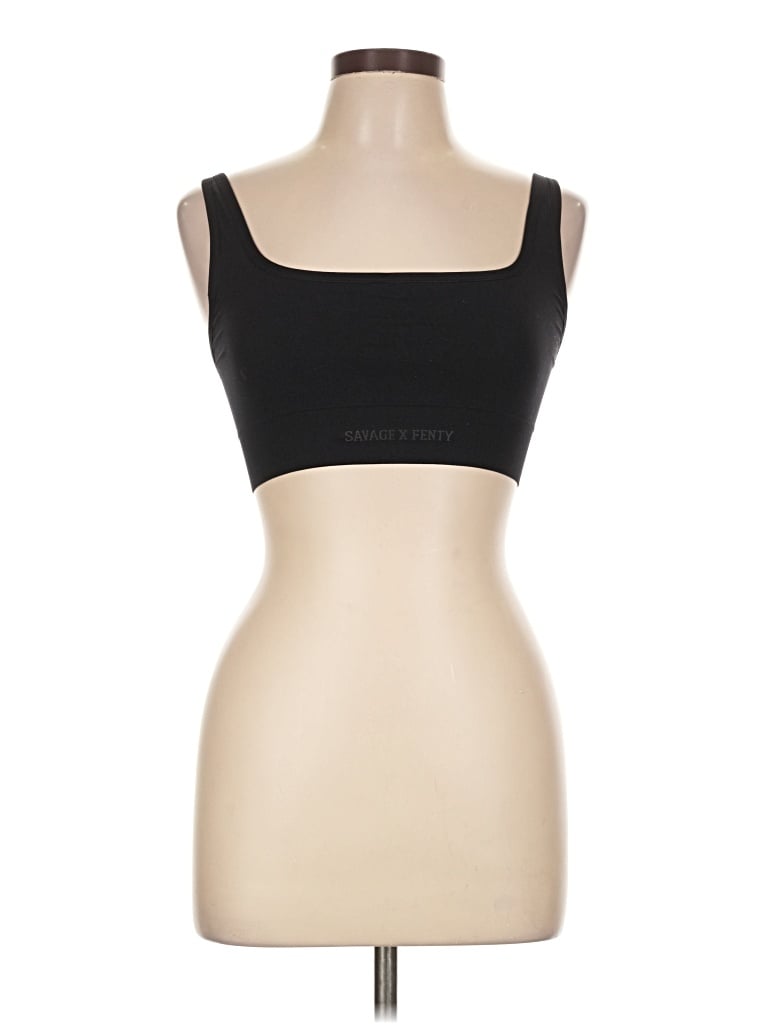 Pre-owned Savage X Fenty Tube Top Black Strapless Neckline Tops