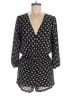 Forever 21 Hearts Black Romper Size M - photo 1