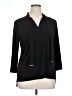 MICHAEL Michael Kors Black 3/4 Sleeve Blouse Size XL - photo 1