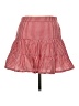 Japna 100% Cotton Checkered-gingham Red Casual Skirt Size M - photo 1