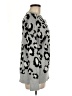 Como Vintage Animal Print Silver Pullover Sweater Size M - photo 4