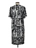 ECI Graphic Black Casual Dress Size L - photo 2