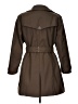 Calvin Klein 100% Polyester Brown Trenchcoat Size L (petite) - photo 2