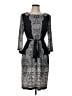 Sandra Darren Paisley Gray Casual Dress Size L - photo 1