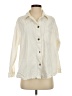 Zara Ivory 3/4 Sleeve Button-Down Shirt Size S (estimated) - photo 1