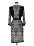 Sandra Darren Paisley Gray Casual Dress Size L - photo 2
