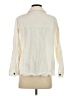 Zara Ivory 3/4 Sleeve Button-Down Shirt Size S (estimated) - photo 2