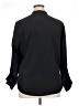NY Collection 100% Polyester Black Long Sleeve Blouse Size XL - photo 2