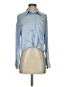 Zara Blue Long Sleeve Blouse Size XS - photo 1