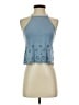 Contempo Casuals Blue Sleeveless Top Size S - photo 1