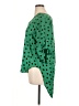 Cato 100% Polyester Polka Dots Green 3/4 Sleeve Blouse Size 14 - photo 5