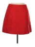 Express 100% Polyester Solid Red Casual Skirt Size 6 - photo 1