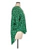 Cato 100% Polyester Polka Dots Green 3/4 Sleeve Blouse Size 14 - photo 4