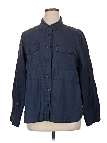 Michael Stars Long Sleeve Button-Down Shirt (view 1)