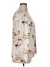 Vince Camuto 100% Polyester Floral Ivory Long Sleeve Blouse Size XL - photo 4