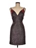 Assorted Brands Metallic Silver Cocktail Dress Size M - photo 1