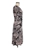 Connected Apparel Print Gray Cocktail Dress Size 8 - photo 4