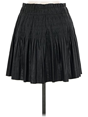 7 For All Mankind Faux Leather Skirt (view 2)