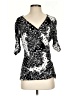Grayson Silver 3/4 Sleeve Top Size Sm (2) - photo 1