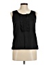 Talbots 100% Cotton Black Sleeveless Blouse Size 6 Petite - photo 1