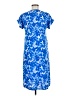 Assorted Brands Print Blue Casual Dress Size M - photo 2